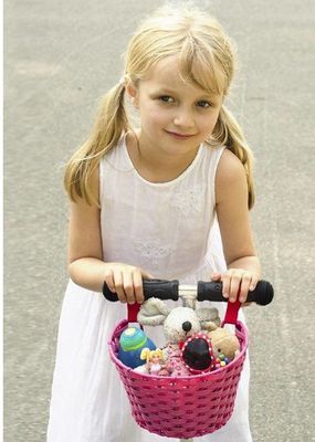 Scoot 'n Pull Stepmandje roze
