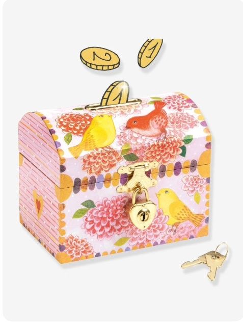 Djeco spaarpot vogels en bloemen