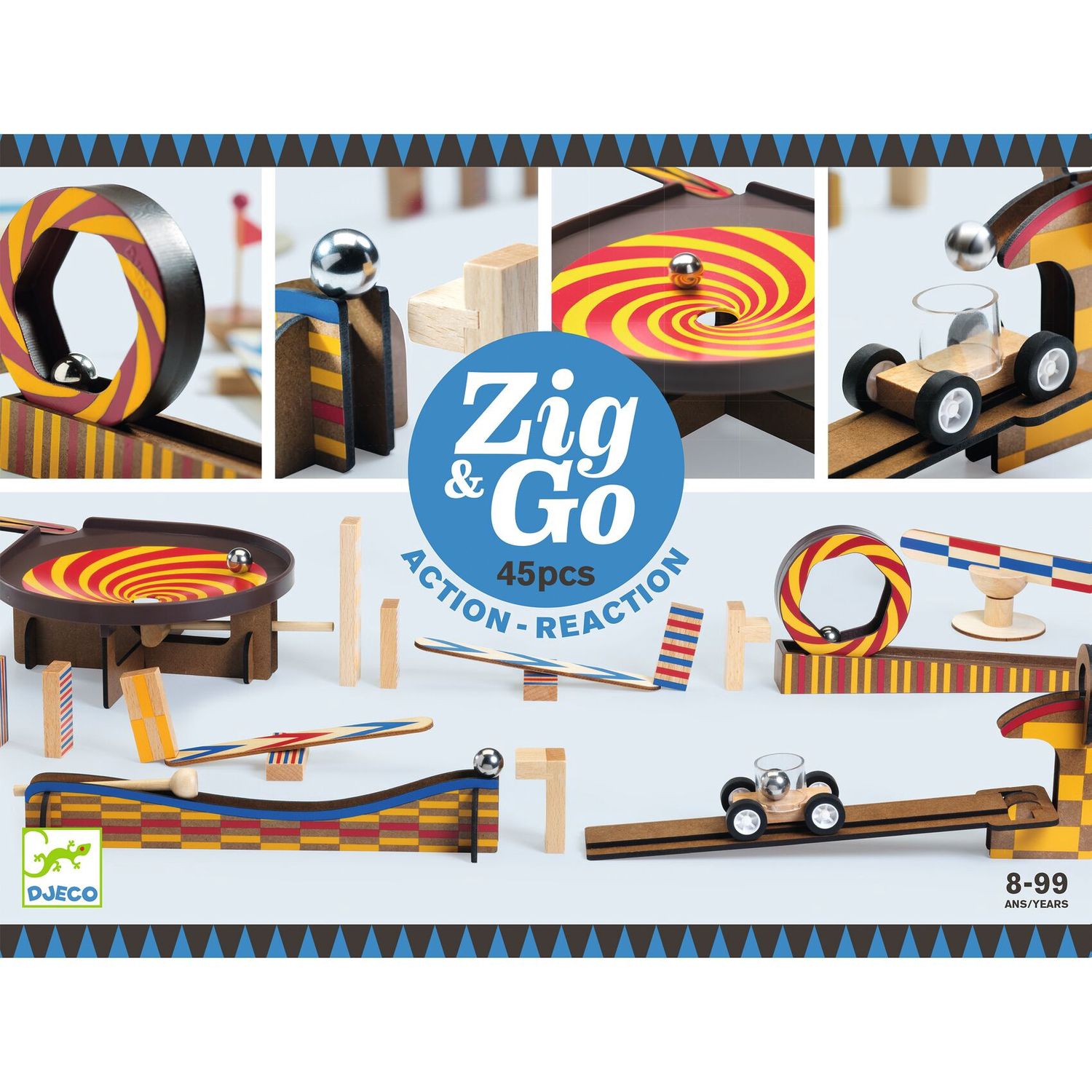 Djeco Zig &amp; Go Wroom 45-delig