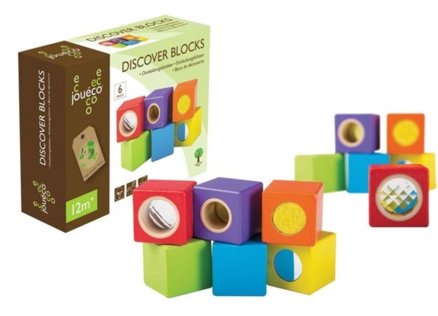 Jouéco ontdekkingsblokken – 6 stuks