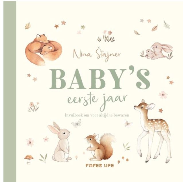 Baby&#39;s eerste jaar invul boek