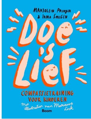 Doe is Lief – Prenger Kinderboek blauw boek met roze letters