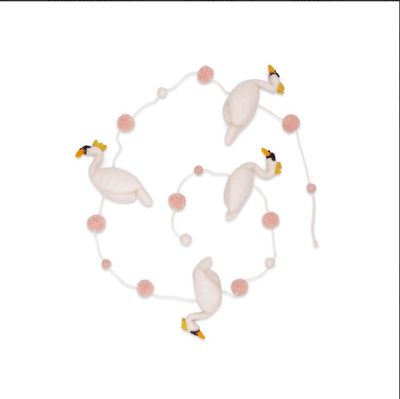 Sjaal met Verhaal Viltslinger Zwanenmeer Viltdecoratie 