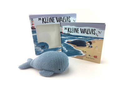 Kleine Walvis - met knuffel
