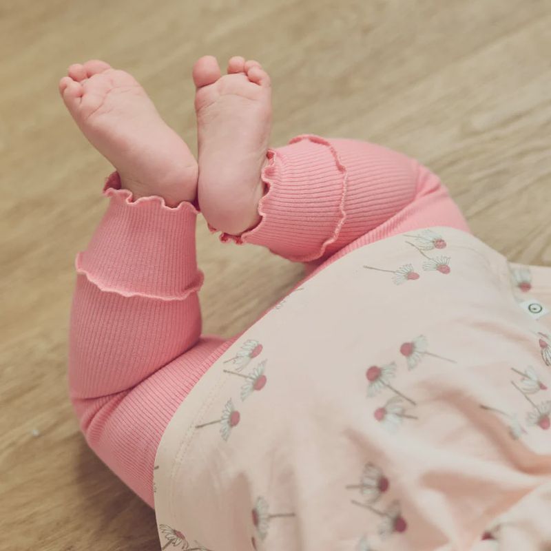 Müsli legging Cozy Me Rib – biologisch katoen ribstof met elastische taille