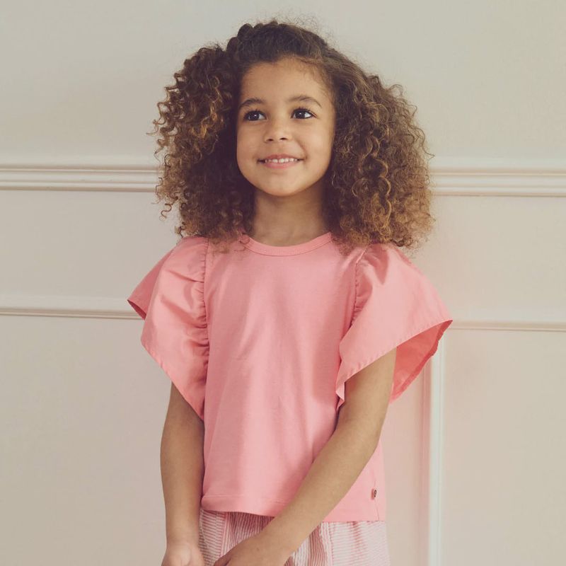 Müsli T-shirt Cozy Me Frill – biologisch katoen met ruches