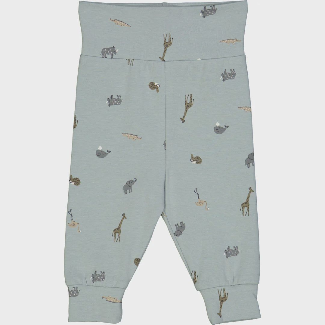 Müsli broek Mini Me Sleepy – Jasmin Blue biologisch katoen newborn