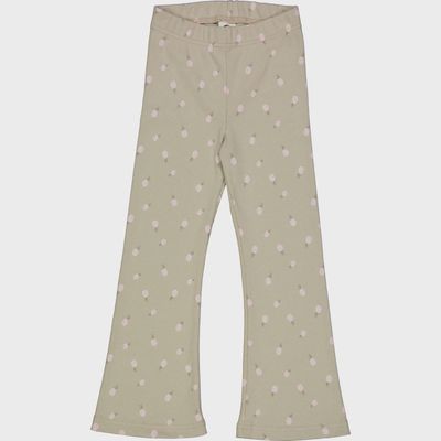 Müsli kinderbroek Pineapple – flared pants biologisch katoen met print
