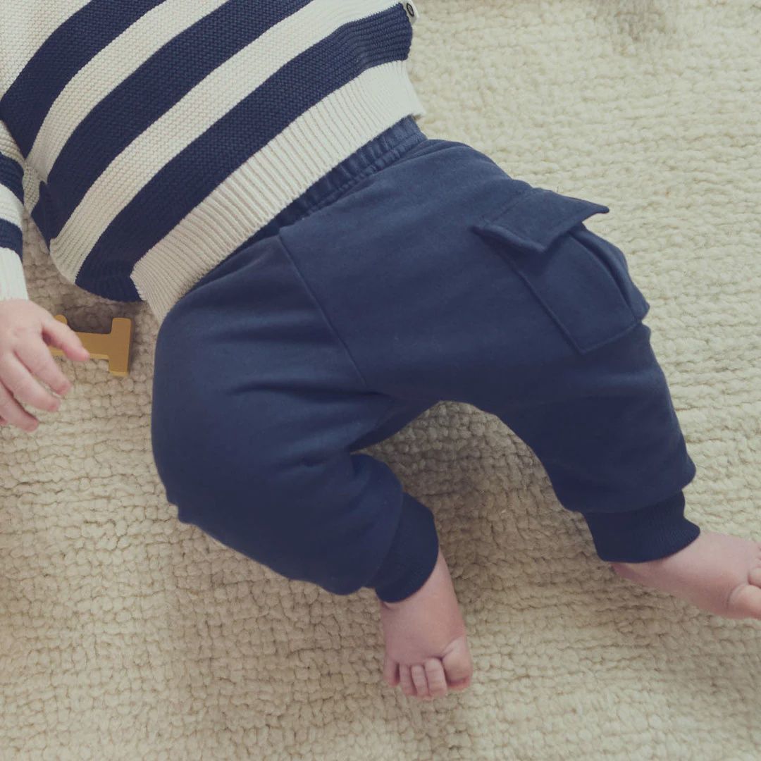 Müsli broek Sweat Cargo – biologisch katoen cargo model