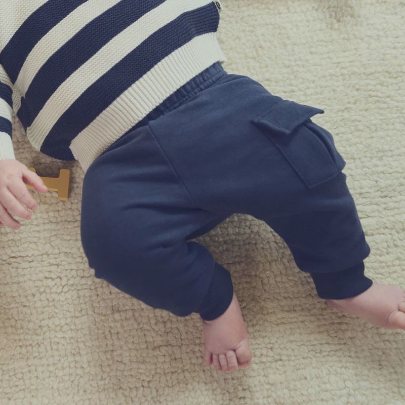 Müsli broek Sweat Cargo – biologisch katoen cargo model