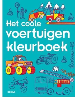 Coole Voertuigen Kleurboek


