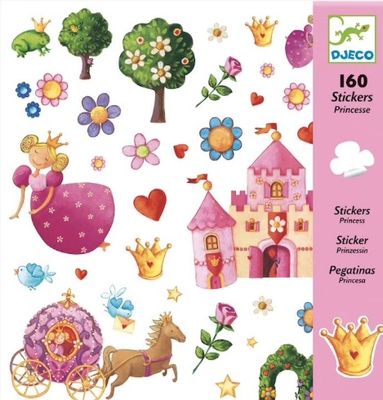 Djeco Stickers Prinsessen