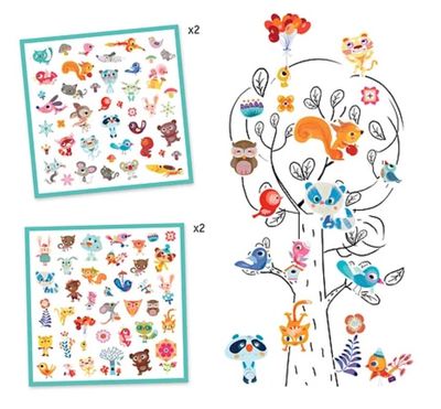 Djeco Stickers kleine vriendjes