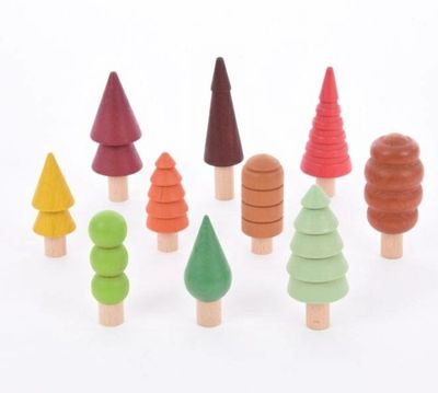 TickiT Seizoensgebonden Bosbomen – Set van 10
