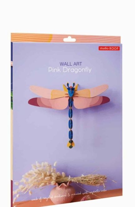 Studio ROOF Reuzenvlinder – Pink Dragonfly