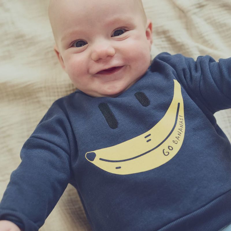 Müsli trui Banana – sweatshirt biologisch katoen met print