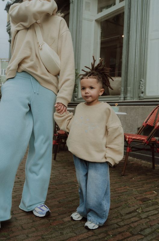 Kindertrui You and Me – Wolvie – oversized sweater biologisch katoen