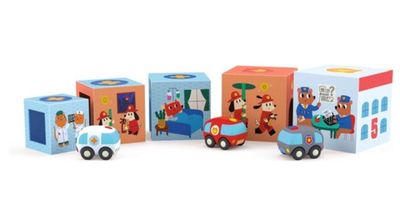 Djeco Topanicar Blokken met Auto’s

