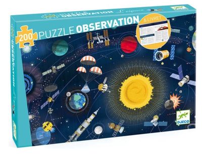 Djeco Observatiepuzzel De Ruimte 200 stukjes

