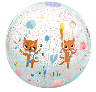 Djeco Bubbles Ball opblaasbare strandbal 35 cm
