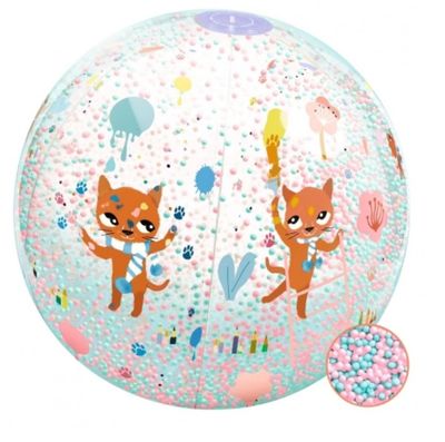Djeco Bubbles Ball opblaasbare strandbal 35 cm