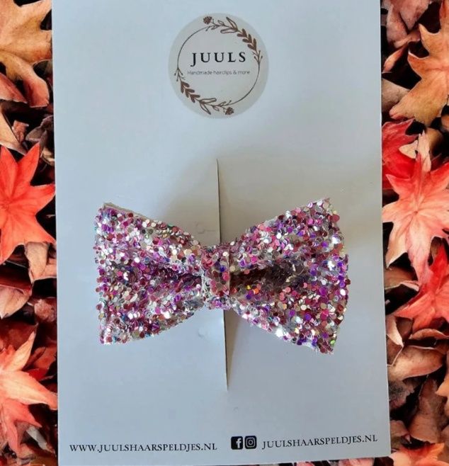 Strik autumn glitter purple pink