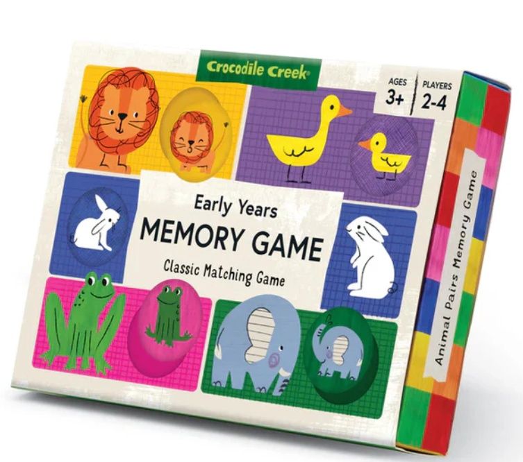 Crocodile Creek memoryspel Dieren – 24 kaartjes