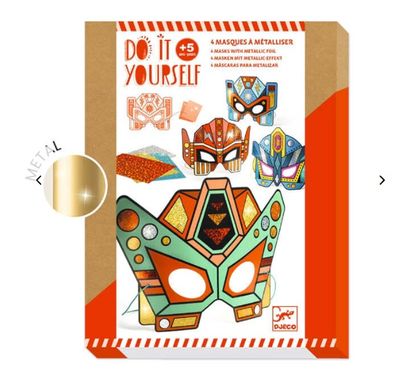 Djeco Knutselset Robotmaskers Metallic