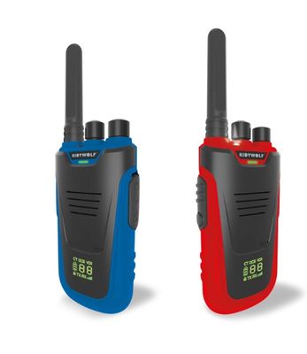 Kidywolf walkietalkie – rood blauw