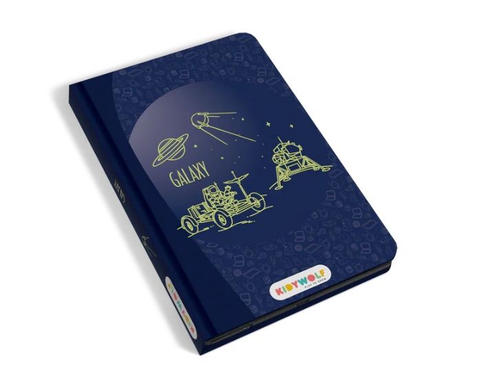 Kidywolf tekenbord Kidydraw mini – galaxy