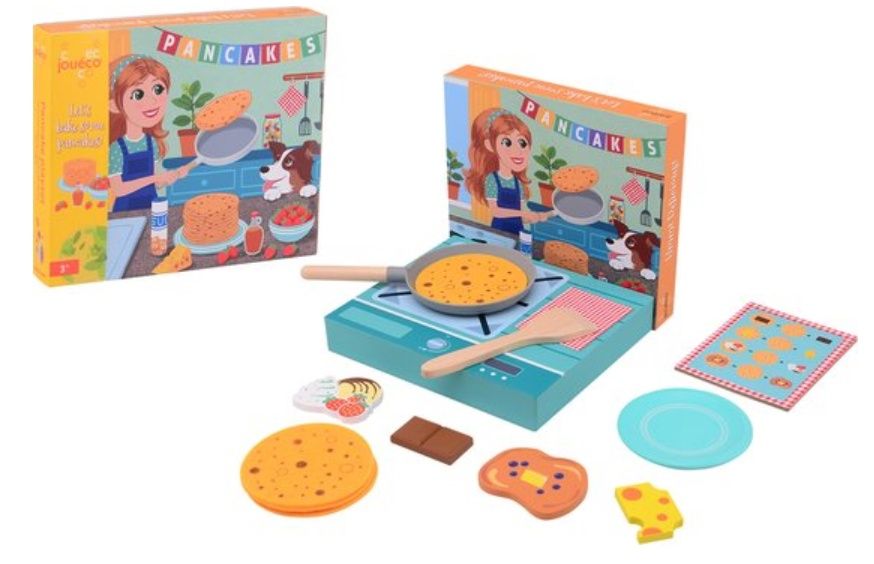 Jouéco houten pannenkoekenset