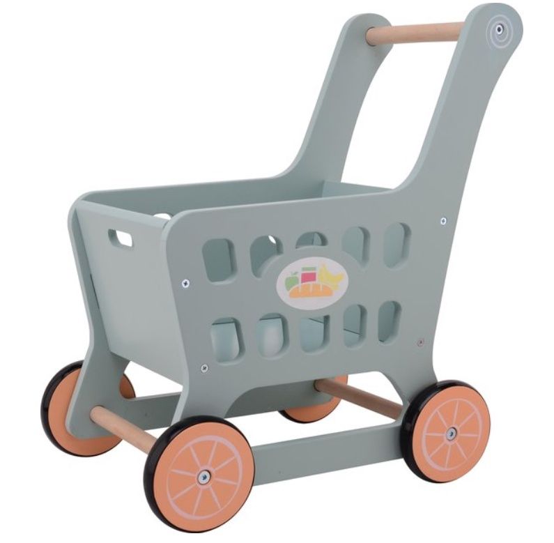 Jouéco houten winkelwagen
