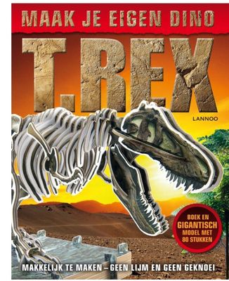 Maak je eigen T-Rex – Bouwset met 80 Onderdelen | Dino Speelgoed vanaf 5 Jaar