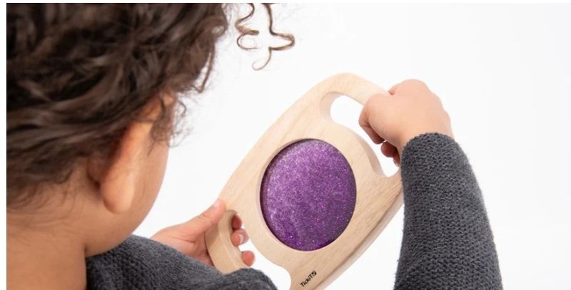 TickiT Glitterpaneel Paars – Easy Hold
