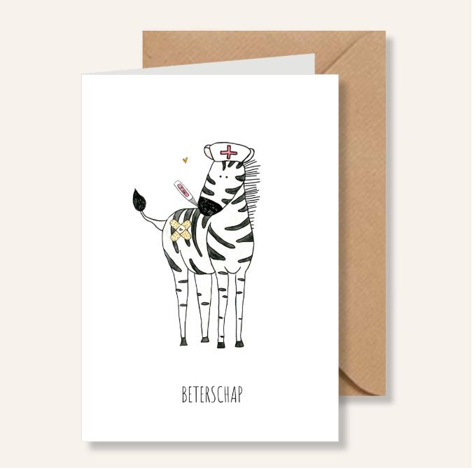 Juulz Beterschap Zebra Kaart