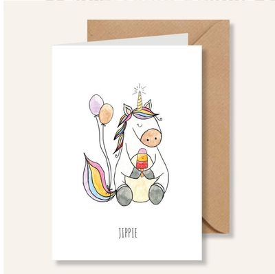 Jippie Eenhoorn (Juulz Kaart)
