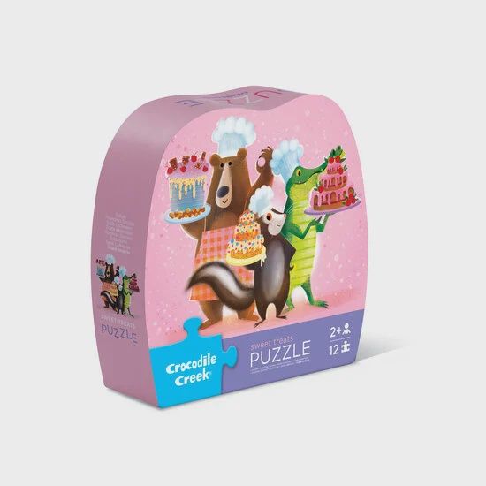 Crocodile Creek puzzel Sweet Treats – 12 stukjes