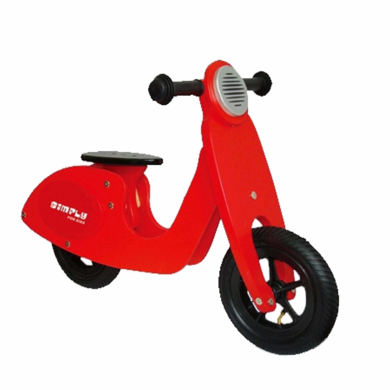 Houten Rode Loopscooter voor Kinderen – Mechato​