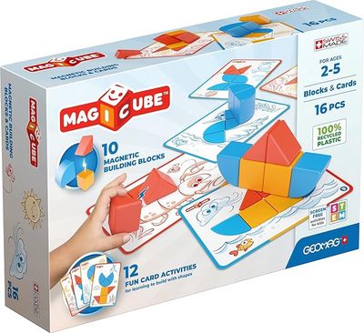Geomag Magicube Shapes Set 16 stuks – magnetisch speelgoed

