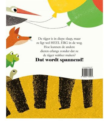 Prentenboek Ssst! De tijger slaapt – interactief kinderboek van Britta Teckentrup