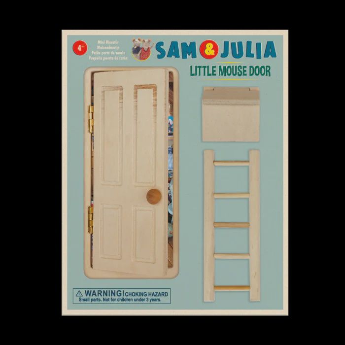 Het Muizenhuis – Sam &amp; Julia – houten muizendeur
