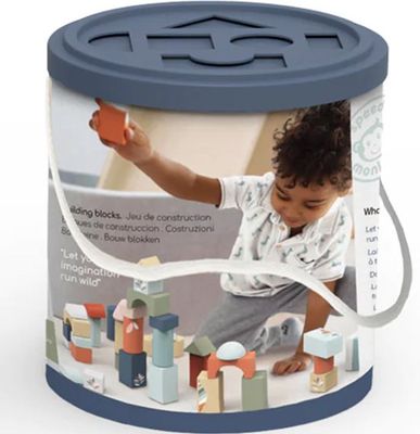 Speedy Monkey Houten Stapelblokken – 50 stuks
