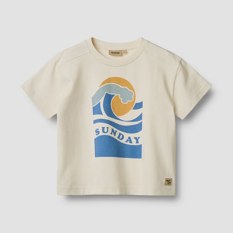 WHEAT T-Shirt S/S Storm Ivory- T-shirt