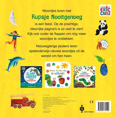 Rupsje Nooitgenoeg – 100 eerste woordjes – Eric Carle