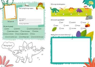 Mijn eerste vriendenboek: Dinosauriërs – Kleuters