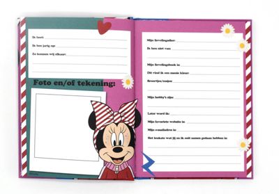 Vriendenboek Minnie Mouse- Interstat