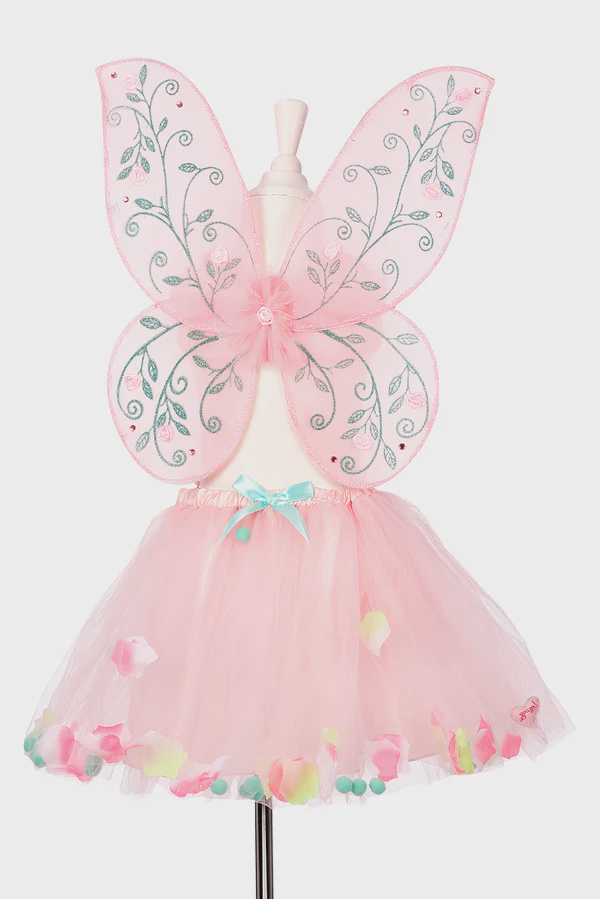 Souza Elody rok en vleugels roze verkleedkleding 3-5 jaar 98-116 cm