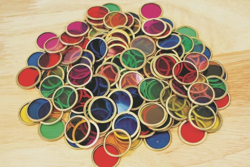 Magnetische chips 100 stuks