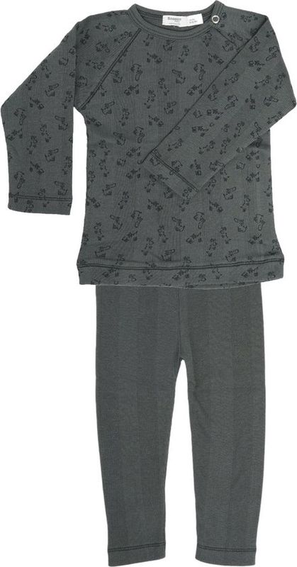 Pyjama Dark Green print 1