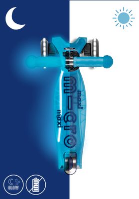 Micro – Maxi Deluxe Glow Plus LED Step – Crystal Blauw